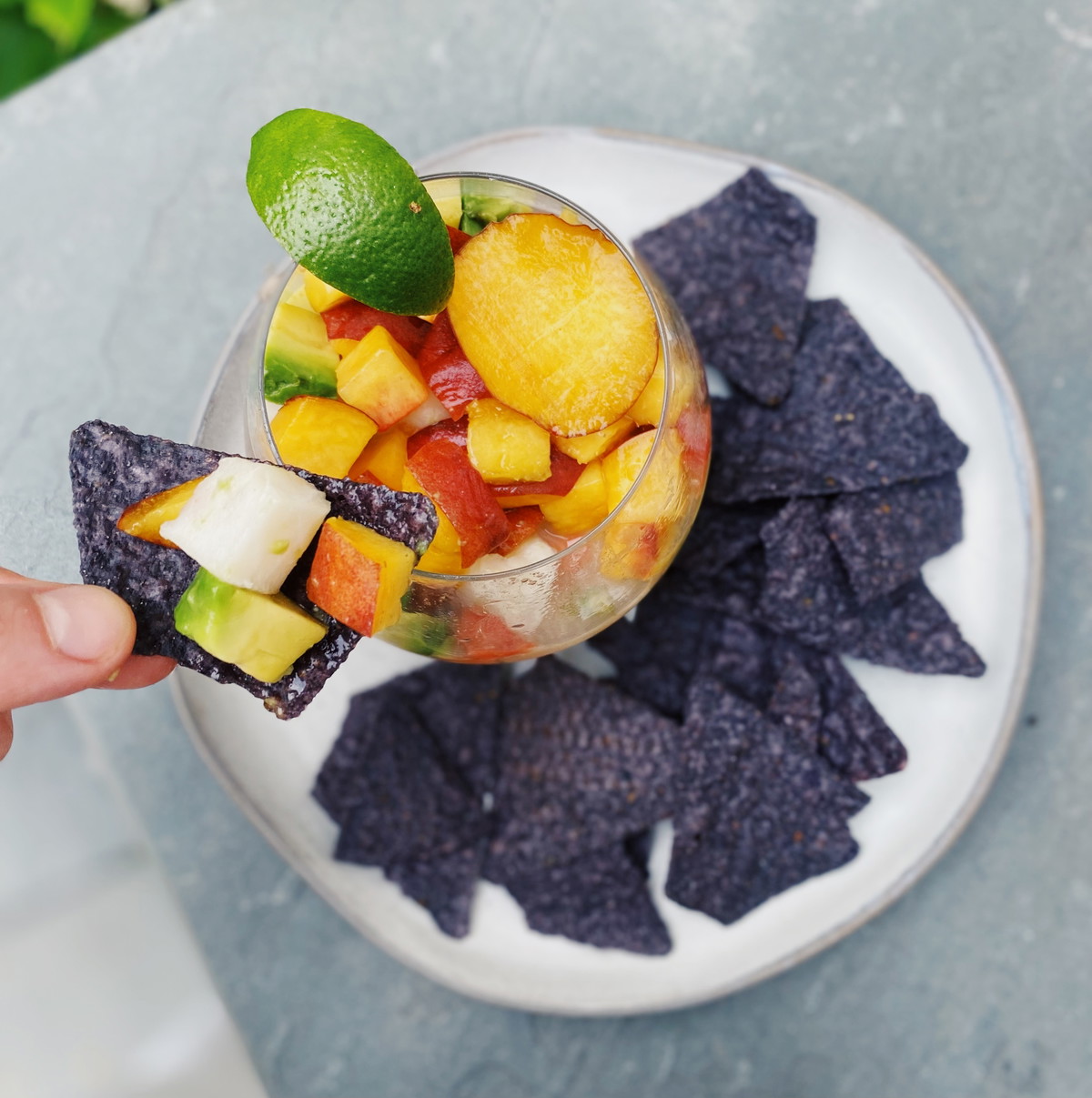 Premier Catch Ceviche with Peaches
